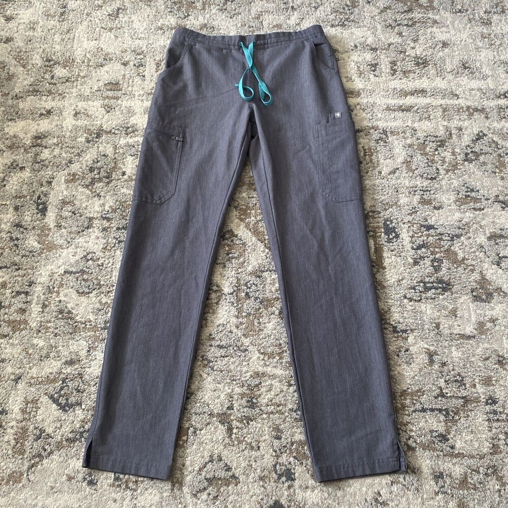 Figs Yola Skinny Scrub Pants Women’s Sz XS Technical Collection Graphite Gray